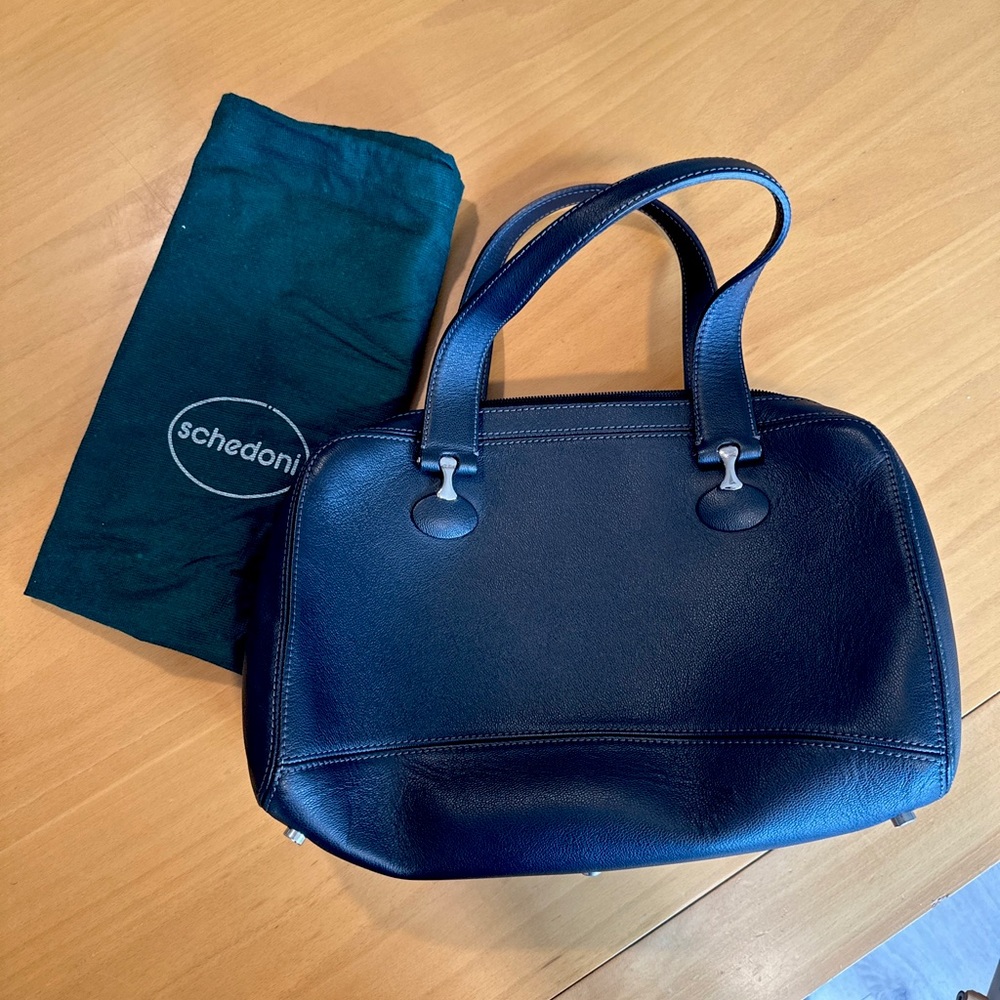 Rare Schedoni Luxury Leather Handbag